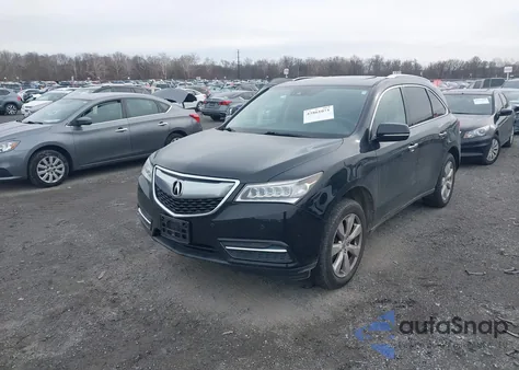 2016 Acura Mdx Advance Entertainment Packages/Advance Package z USA, uszkodzony, nr VIN 5FRYD4H98GB050091